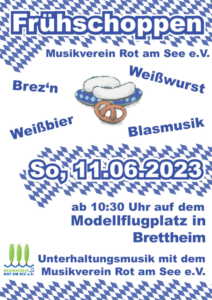 Plakat Frühschoppen Musikverein Rot am See e. V. 
